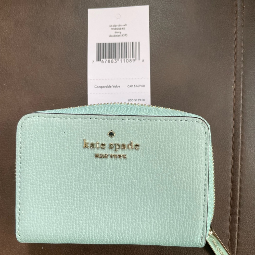 Kate Spade Small zip card case wallet